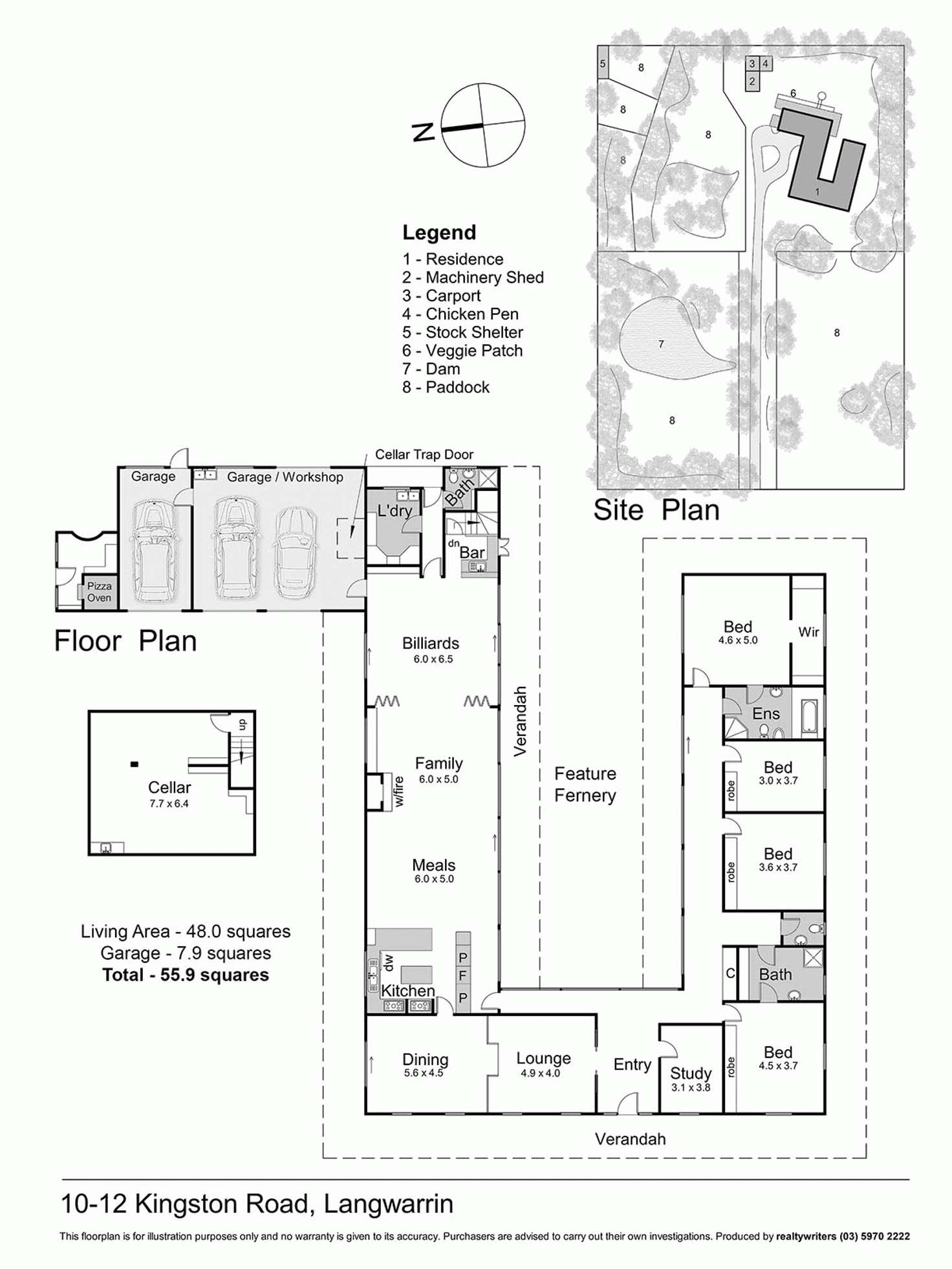 Floorplan of Homely house listing, 10-12 Kingston Road, Langwarrin VIC 3910