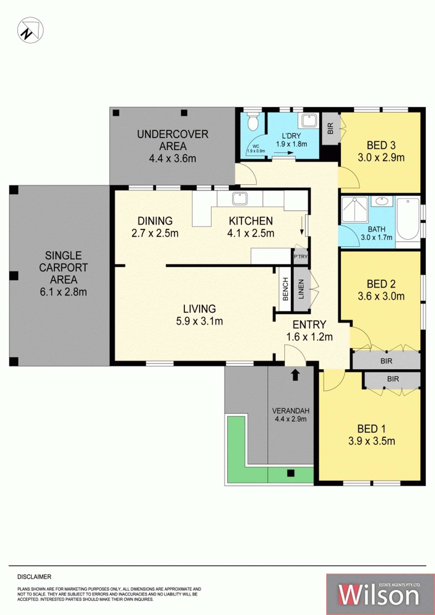 Floorplan of Homely house listing, 2 Highfield Avenue, Mount Clear VIC 3350