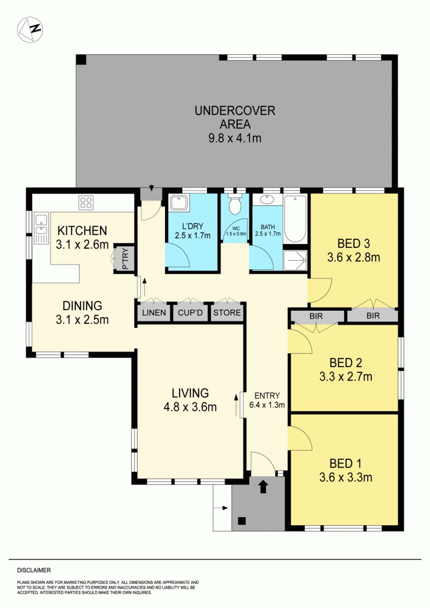 Floorplan of Homely house listing, 10 Aubrey Street, Wendouree VIC 3355
