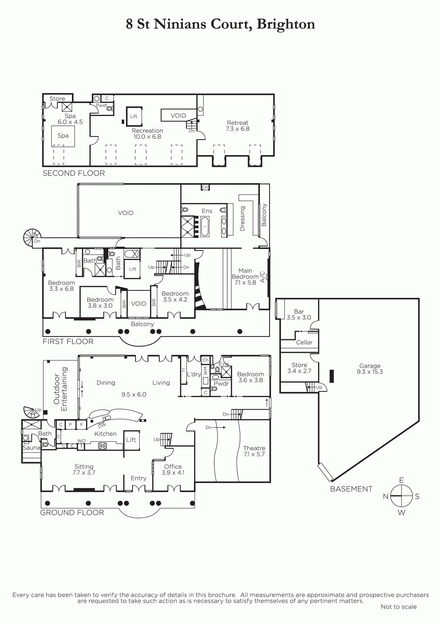 Floorplan of Homely house listing, 8 St Ninians Court, Brighton VIC 3186