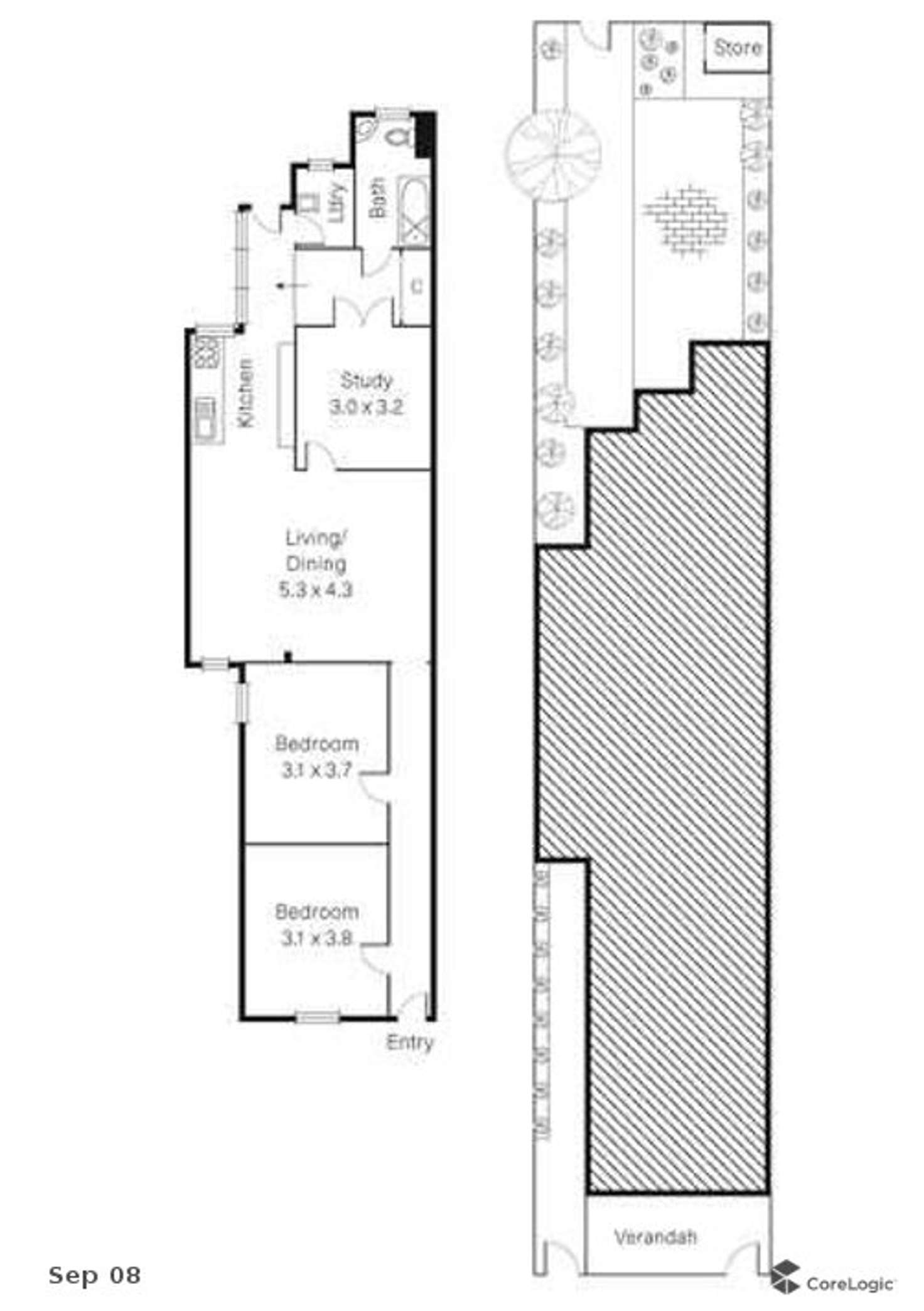 Floorplan of Homely house listing, 127 Keele Street, Collingwood VIC 3066