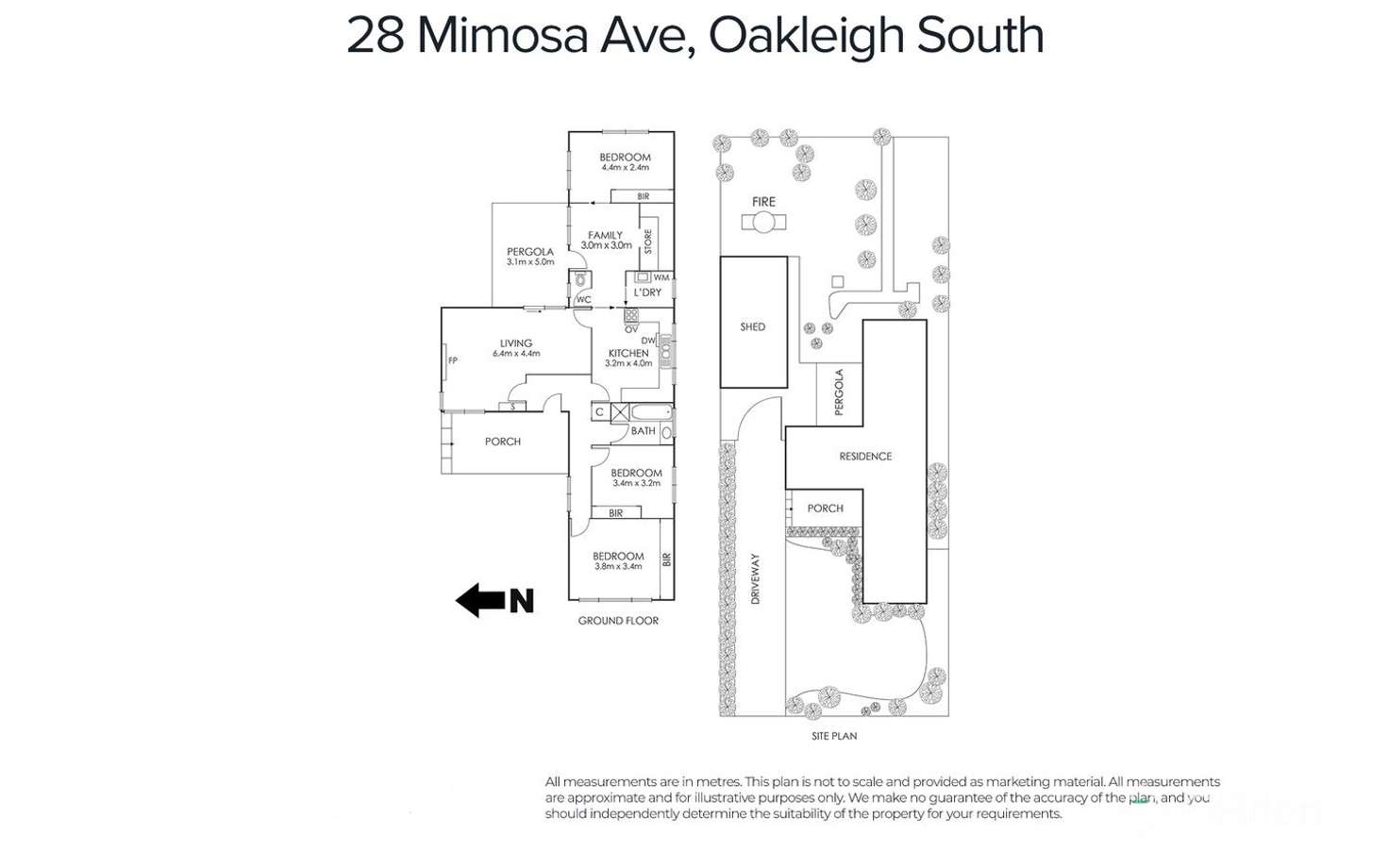 Floorplan of Homely house listing, 28 Mimosa Avenue, Oakleigh South VIC 3167