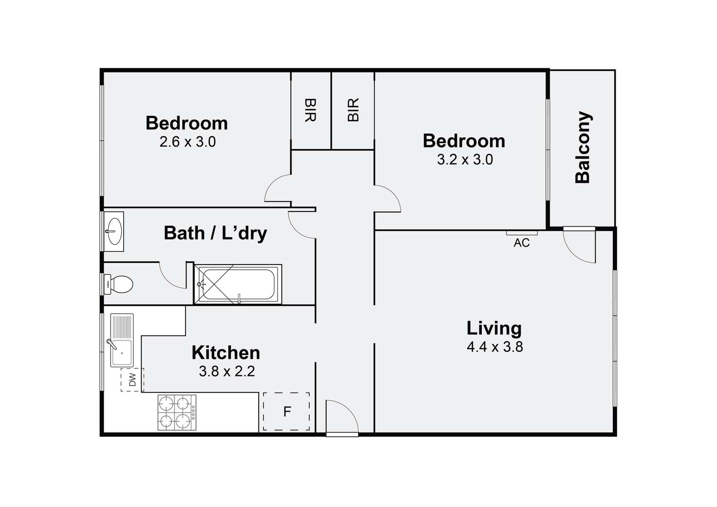 Floorplan of Homely apartment listing, 8/17 Maroona Road, Carnegie VIC 3163