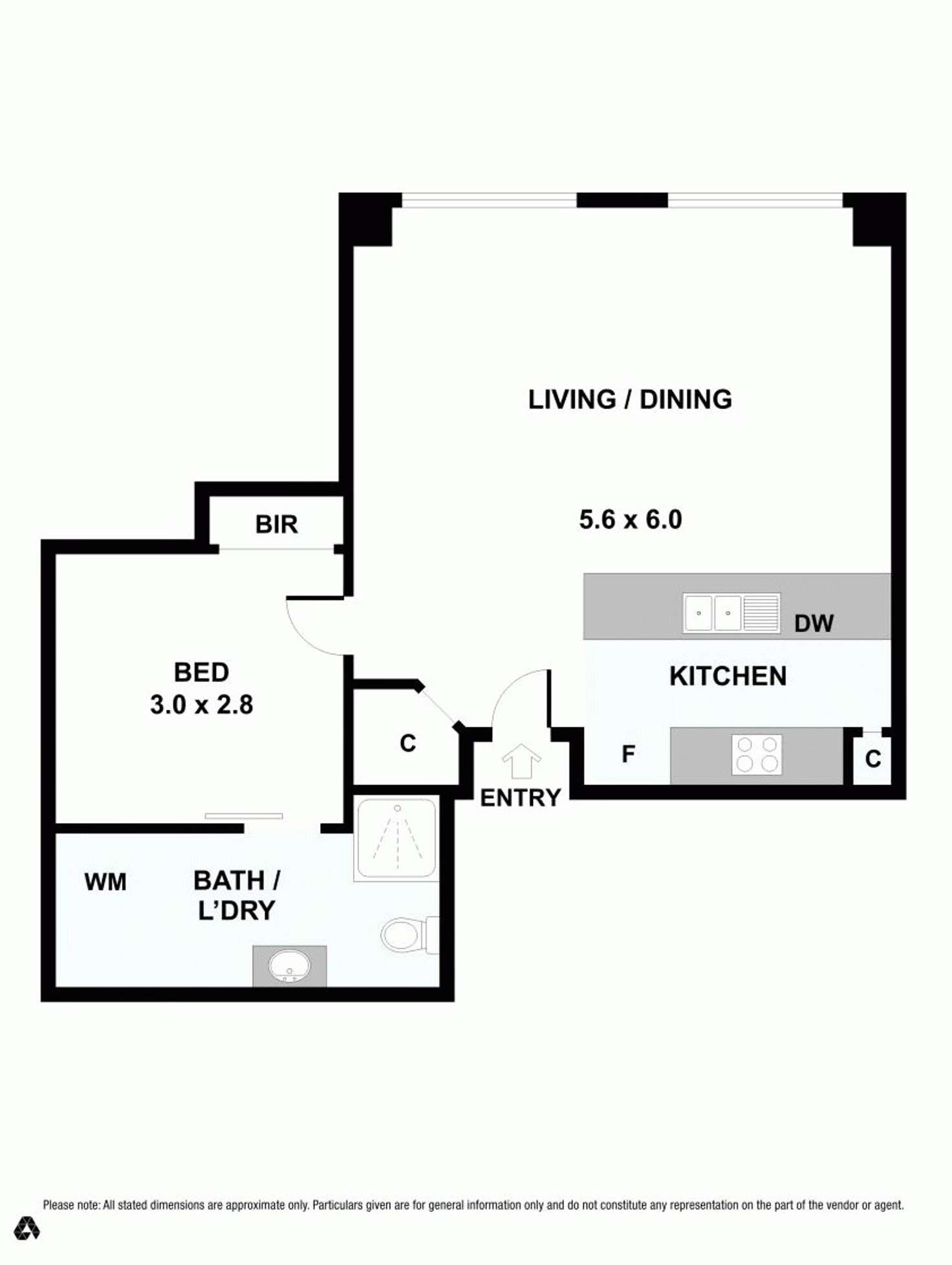Floorplan of Homely apartment listing, 1501/270 King Street, Melbourne VIC 3000