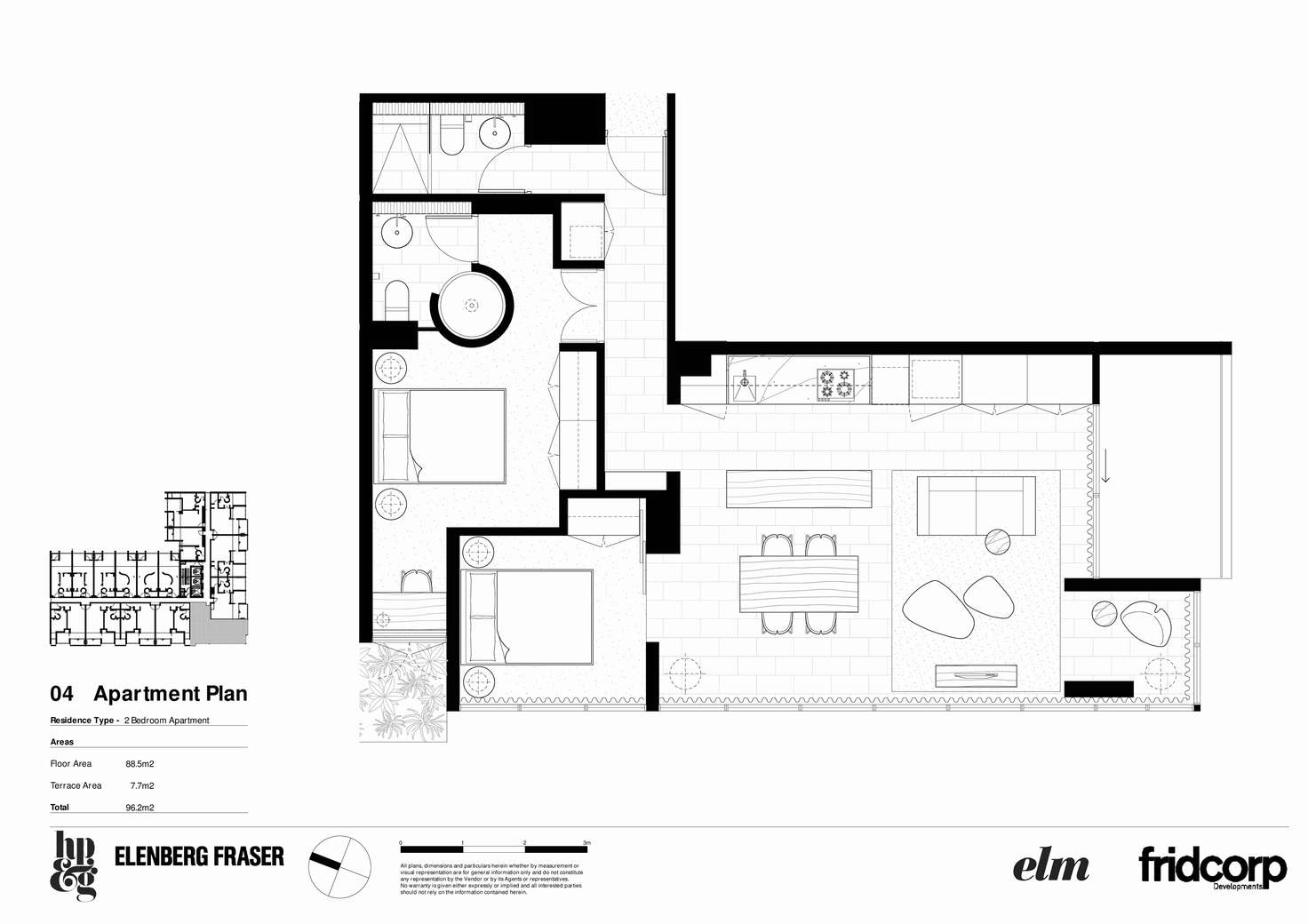 Floorplan of Homely apartment listing, 704/22 Dorcas Street, Southbank VIC 3006