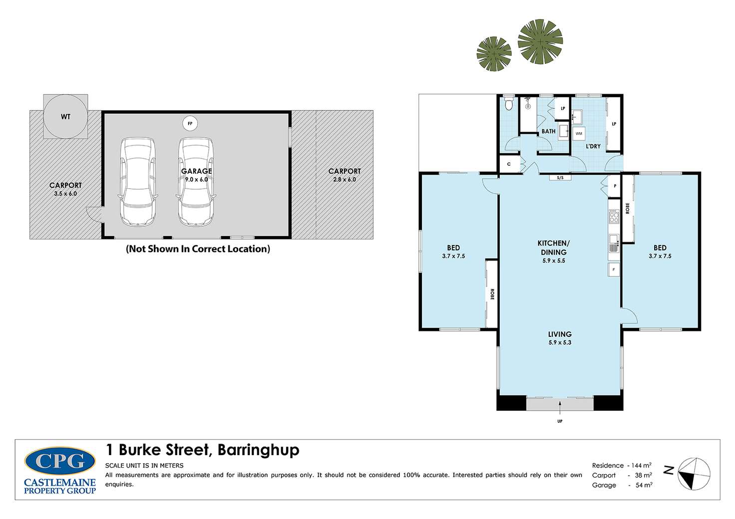 Floorplan of Homely house listing, 1 Burke Street, Baringhup VIC 3463