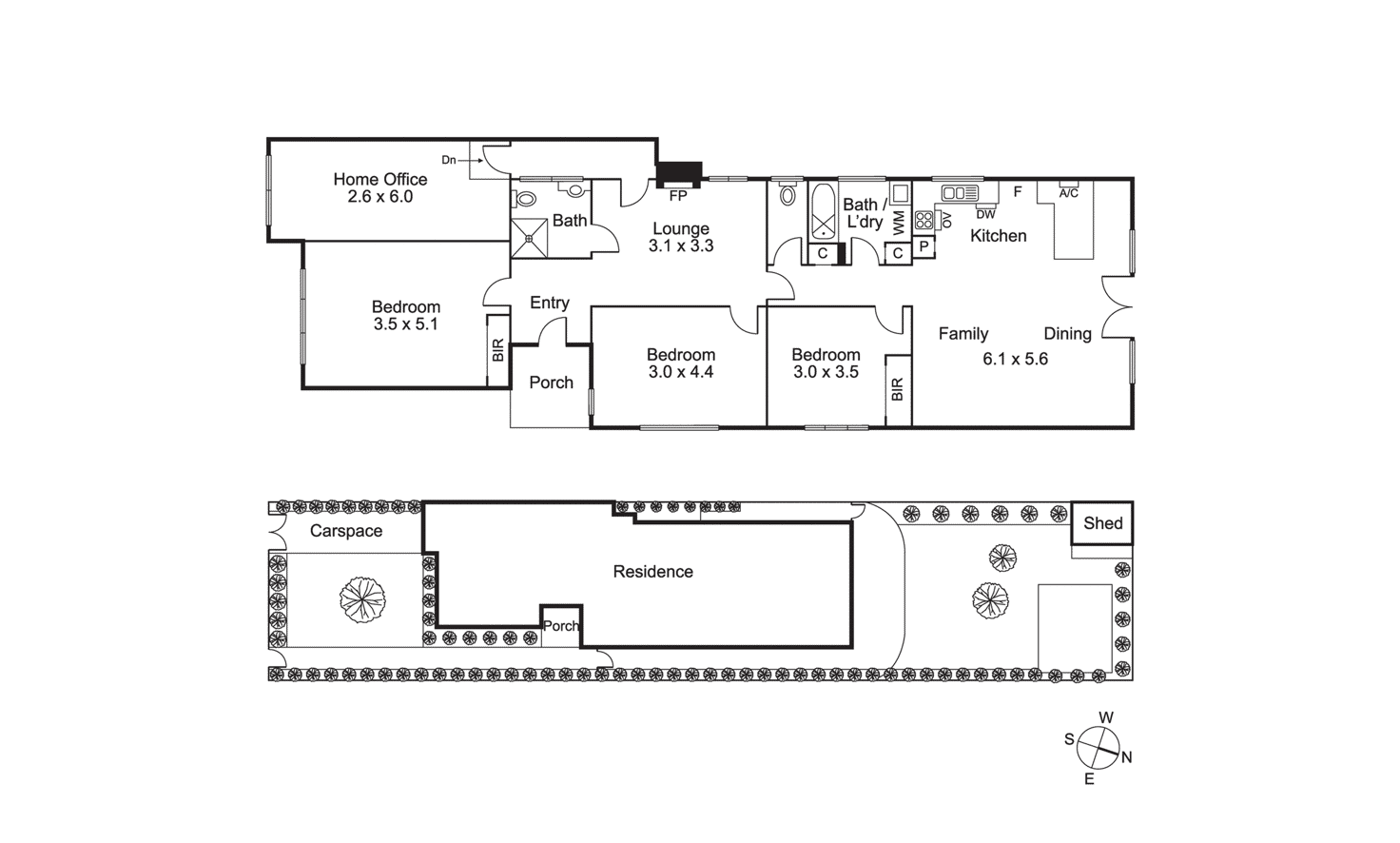 Floorplan of Homely house listing, 51 Elwood Street, Brighton VIC 3186