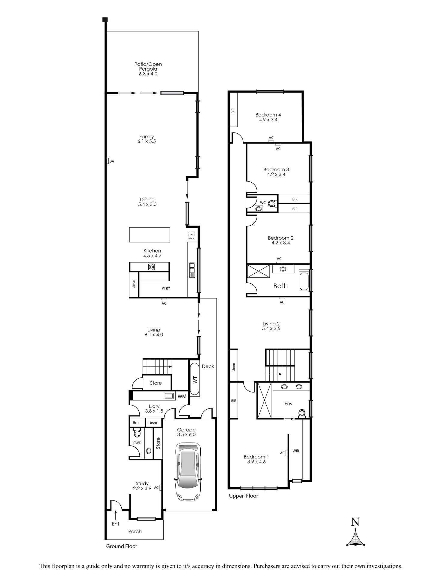 Floorplan of Homely townhouse listing, 7B Marquis Road, Bentleigh VIC 3204