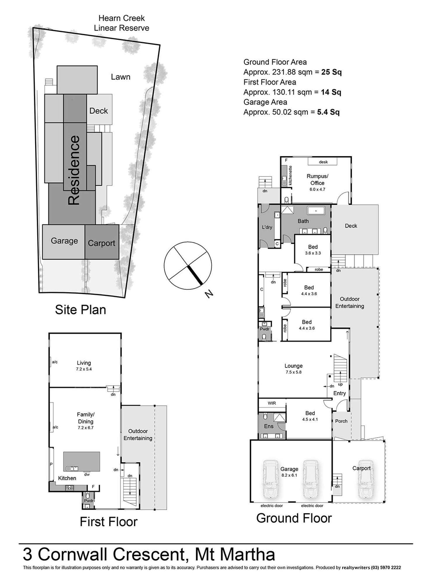 Floorplan of Homely house listing, 3 Cornwall Crescent, Mount Martha VIC 3934