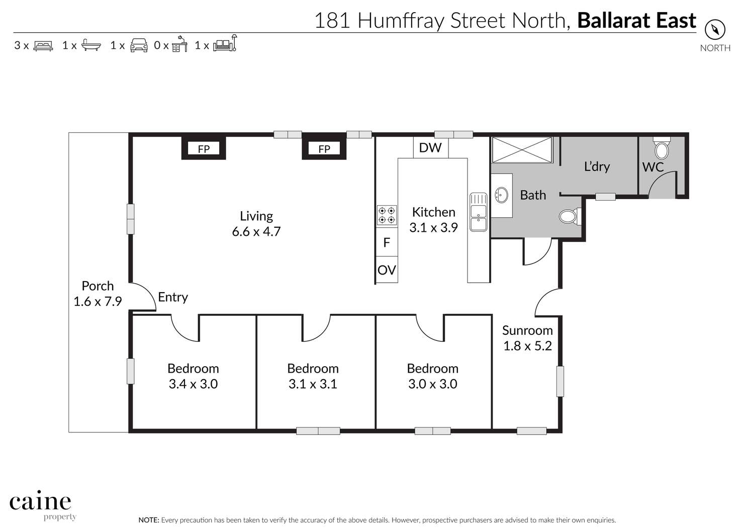 Floorplan of Homely house listing, 181 Humffray Street, Ballarat East VIC 3350