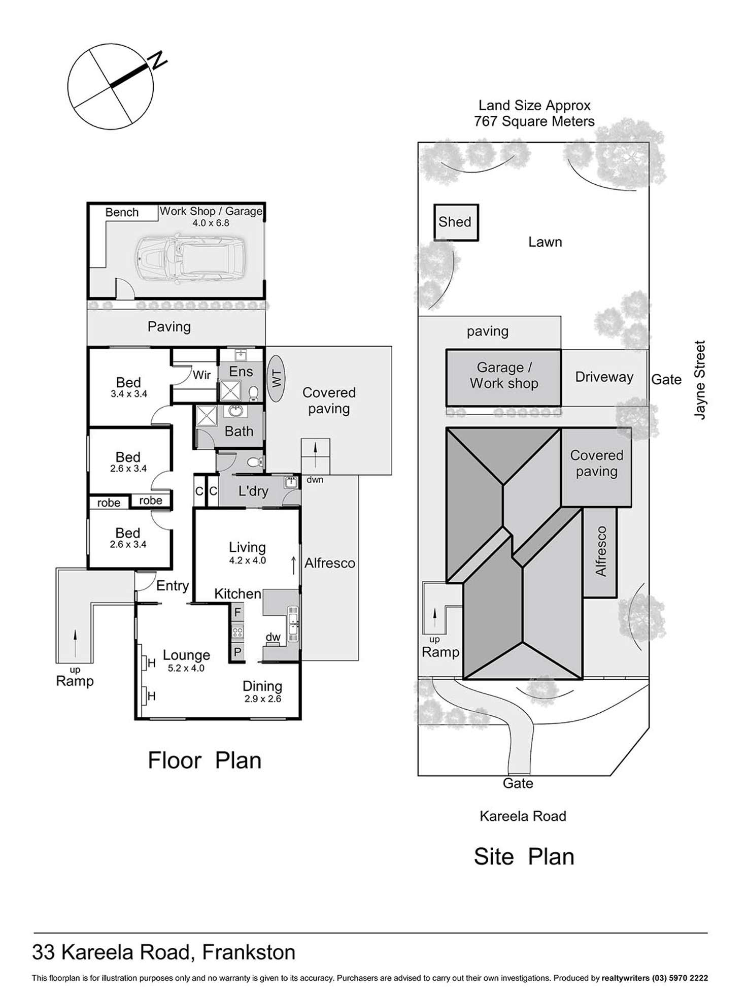 Floorplan of Homely house listing, 33 Kareela Road, Frankston VIC 3199