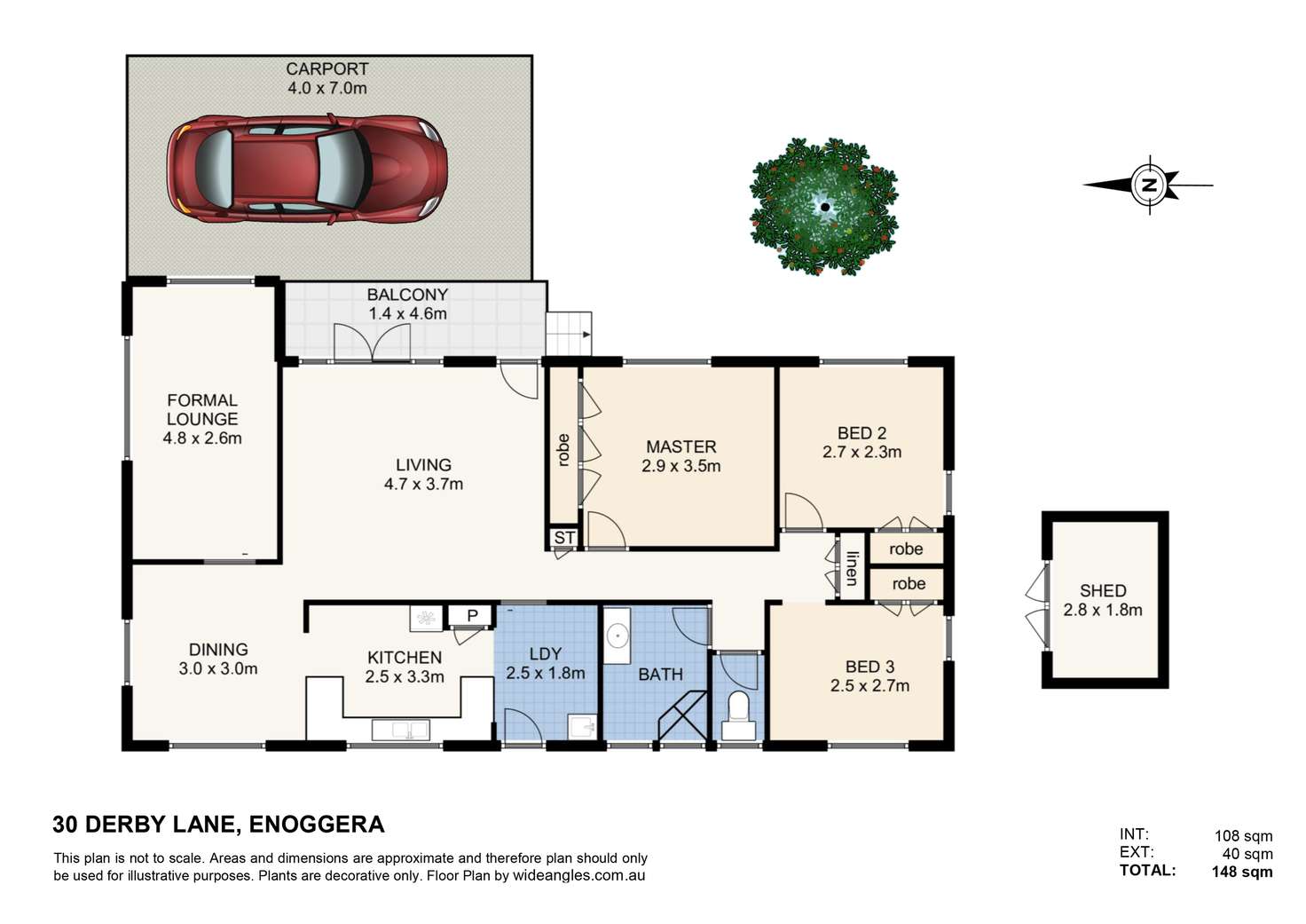 Floorplan of Homely house listing, 30 Derby Lane, Enoggera QLD 4051