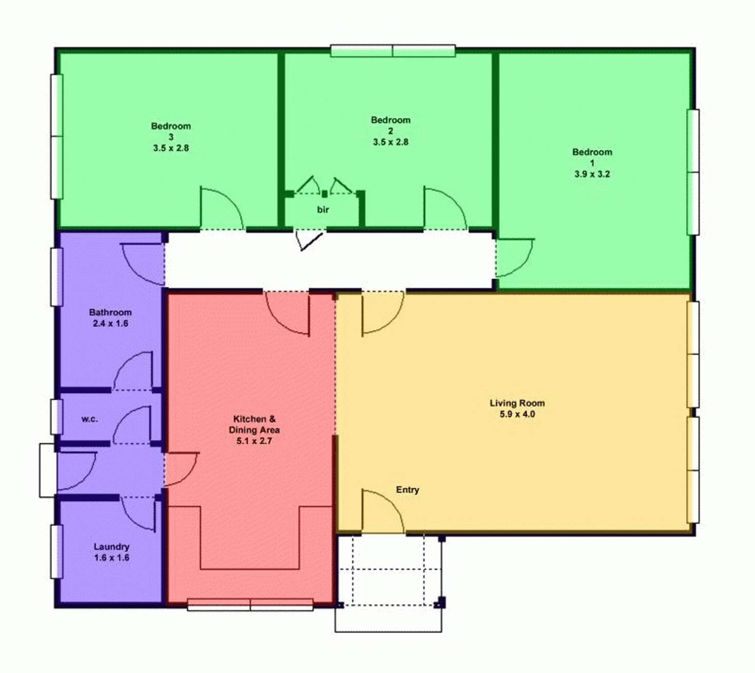 Floorplan of Homely house listing, 215 Rodier Street, Ballarat East VIC 3350