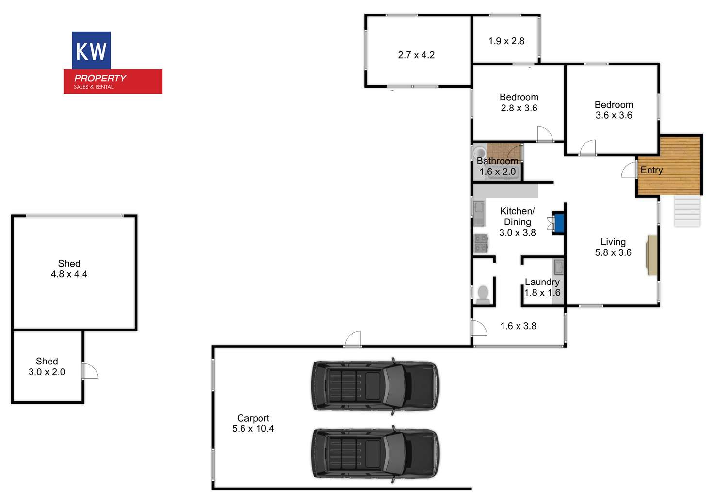 Floorplan of Homely house listing, 30 Cynthia St, Morwell VIC 3840