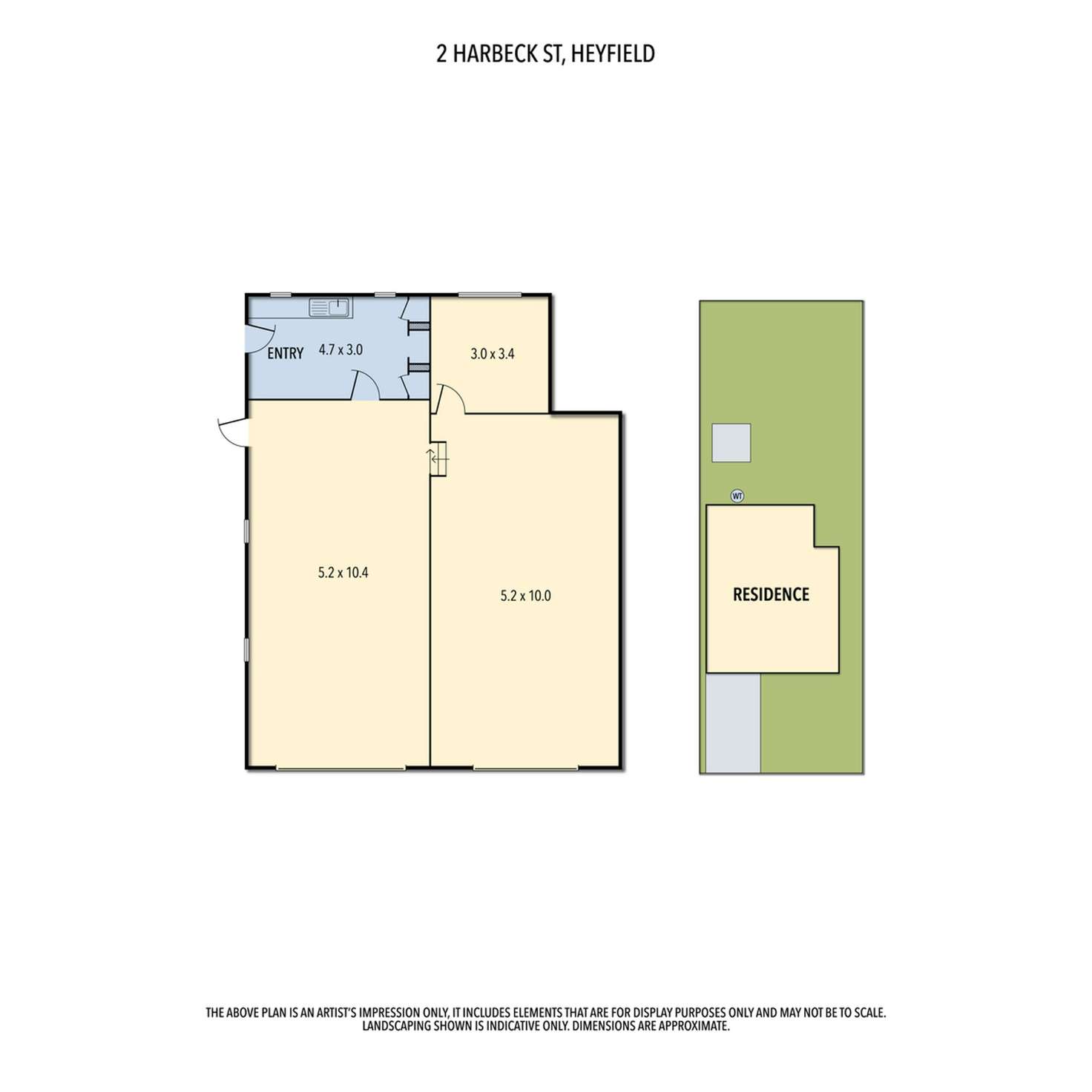 Floorplan of Homely residentialLand listing, Lot /2 Harbeck Street, Heyfield VIC 3858