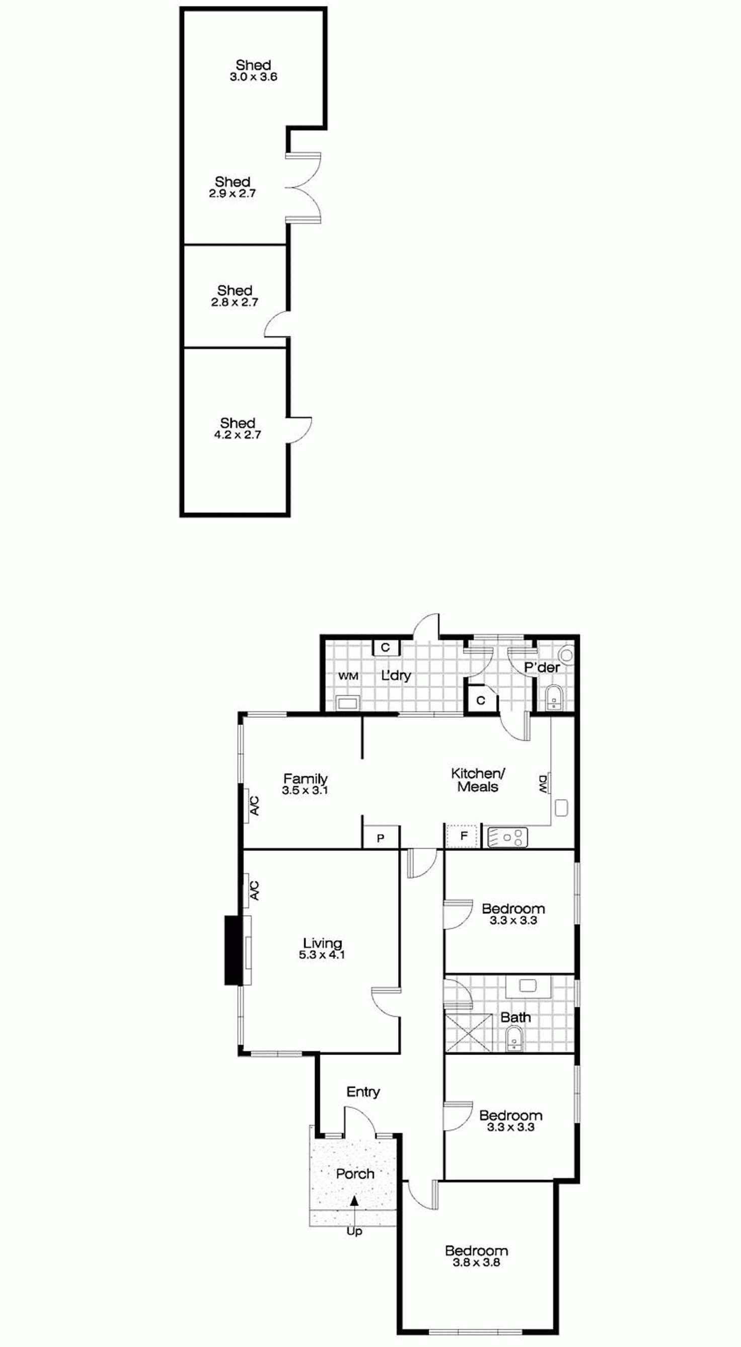 Floorplan of Homely house listing, 804 Macarthur Street, Ballarat Central VIC 3350
