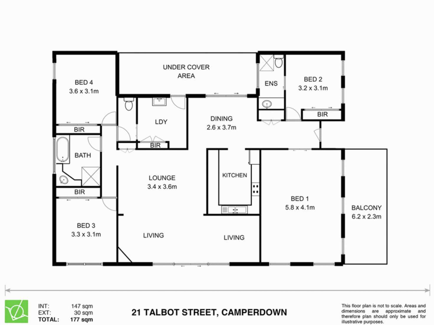 Floorplan of Homely house listing, 21 Talbot Street, Camperdown VIC 3260