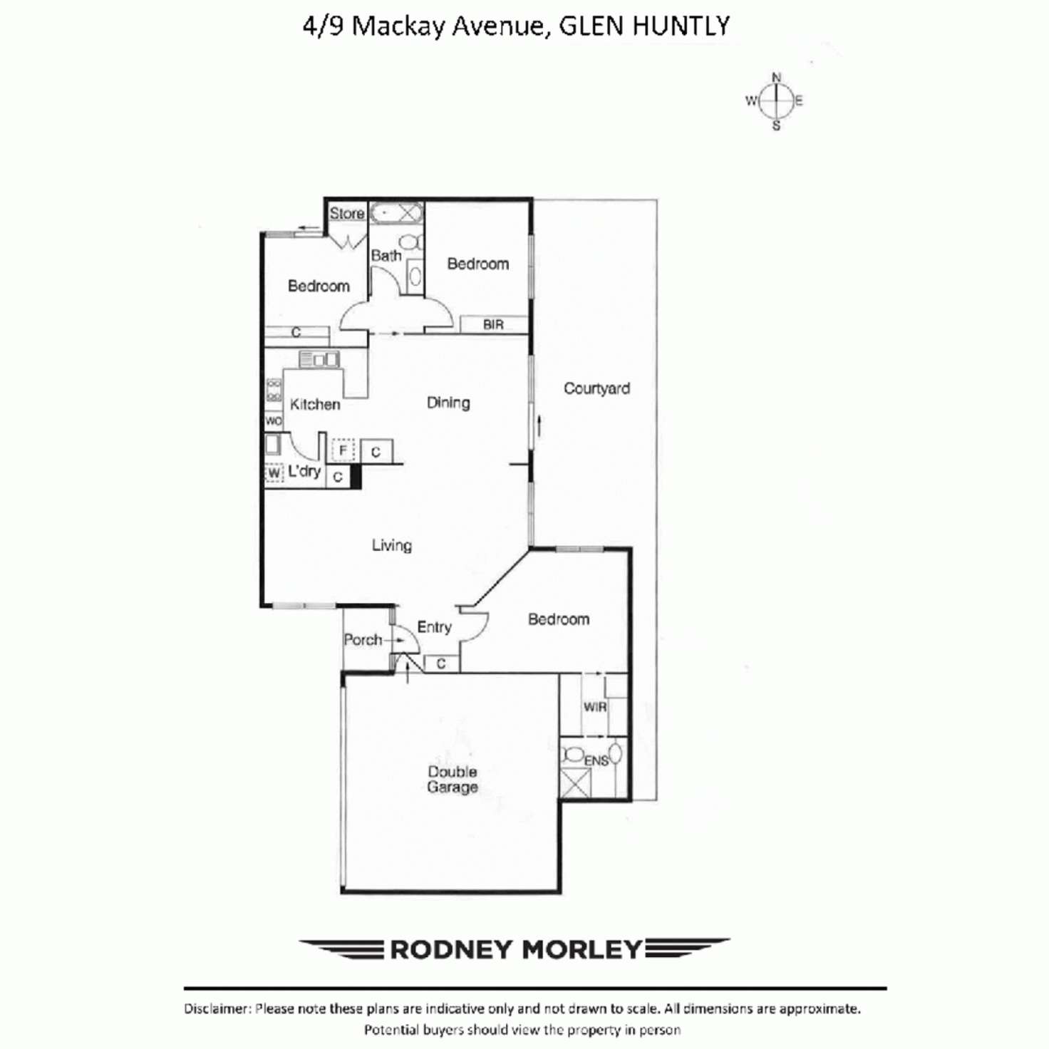 Floorplan of Homely villa listing, 4/9 Mackay Avenue, Glen Huntly VIC 3163