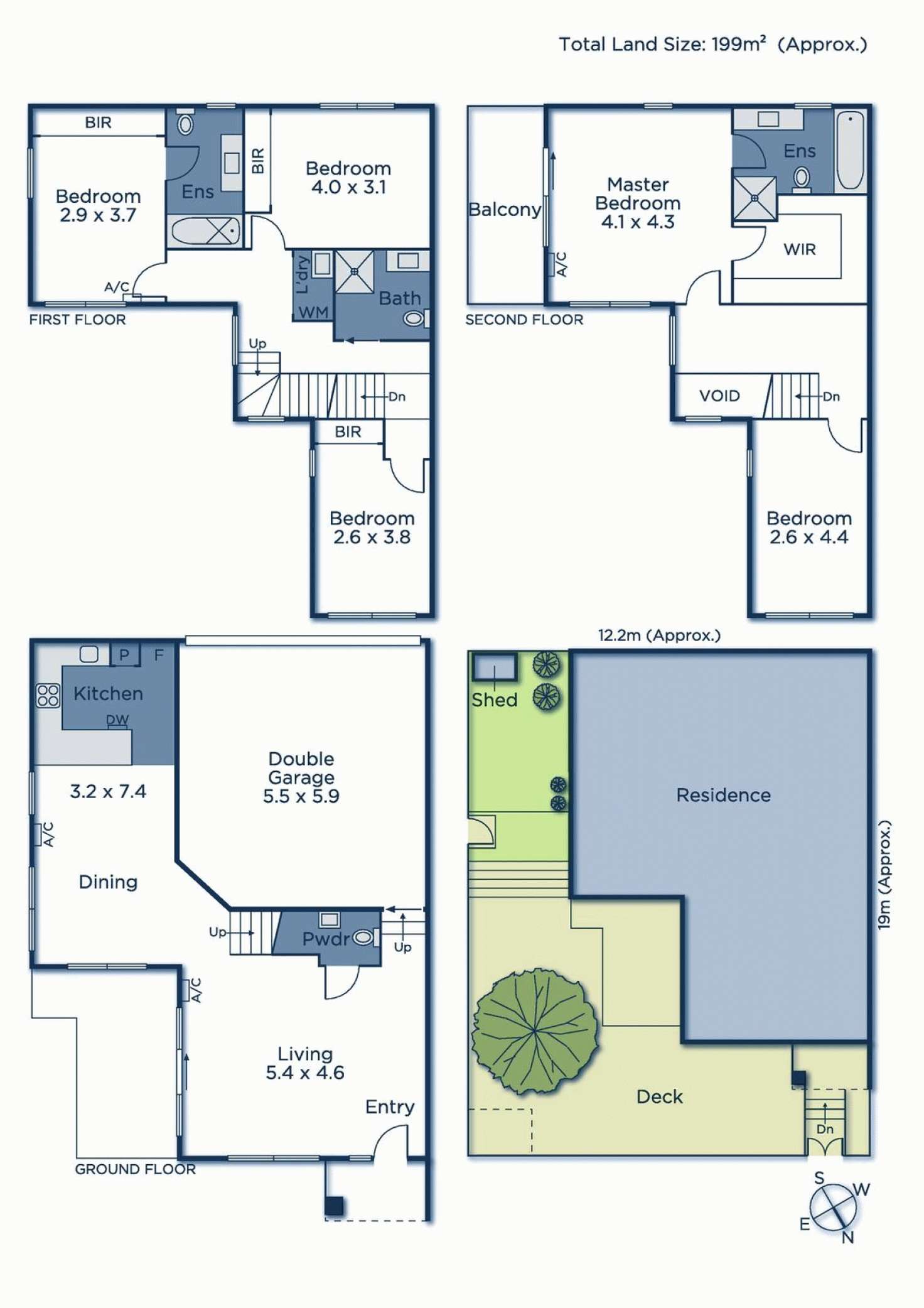 Floorplan of Homely townhouse listing, 13/19 Hughes Street, Burwood VIC 3125