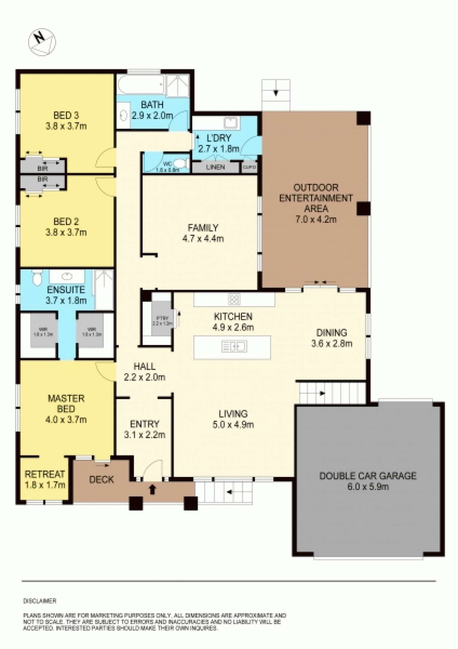 Floorplan of Homely house listing, 8 Brooklyn Court, Brown Hill VIC 3350