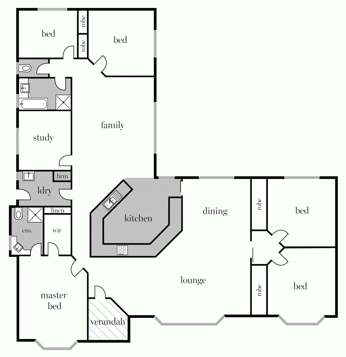 Floorplan of Homely house listing, 24 Nelson Street, Sebastopol VIC 3356