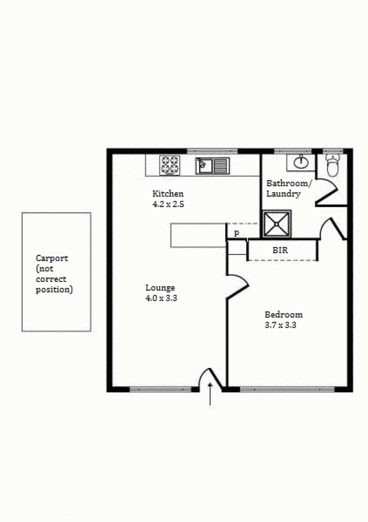Floorplan of Homely apartment listing, 3/47 Marion Street, Altona North VIC 3025