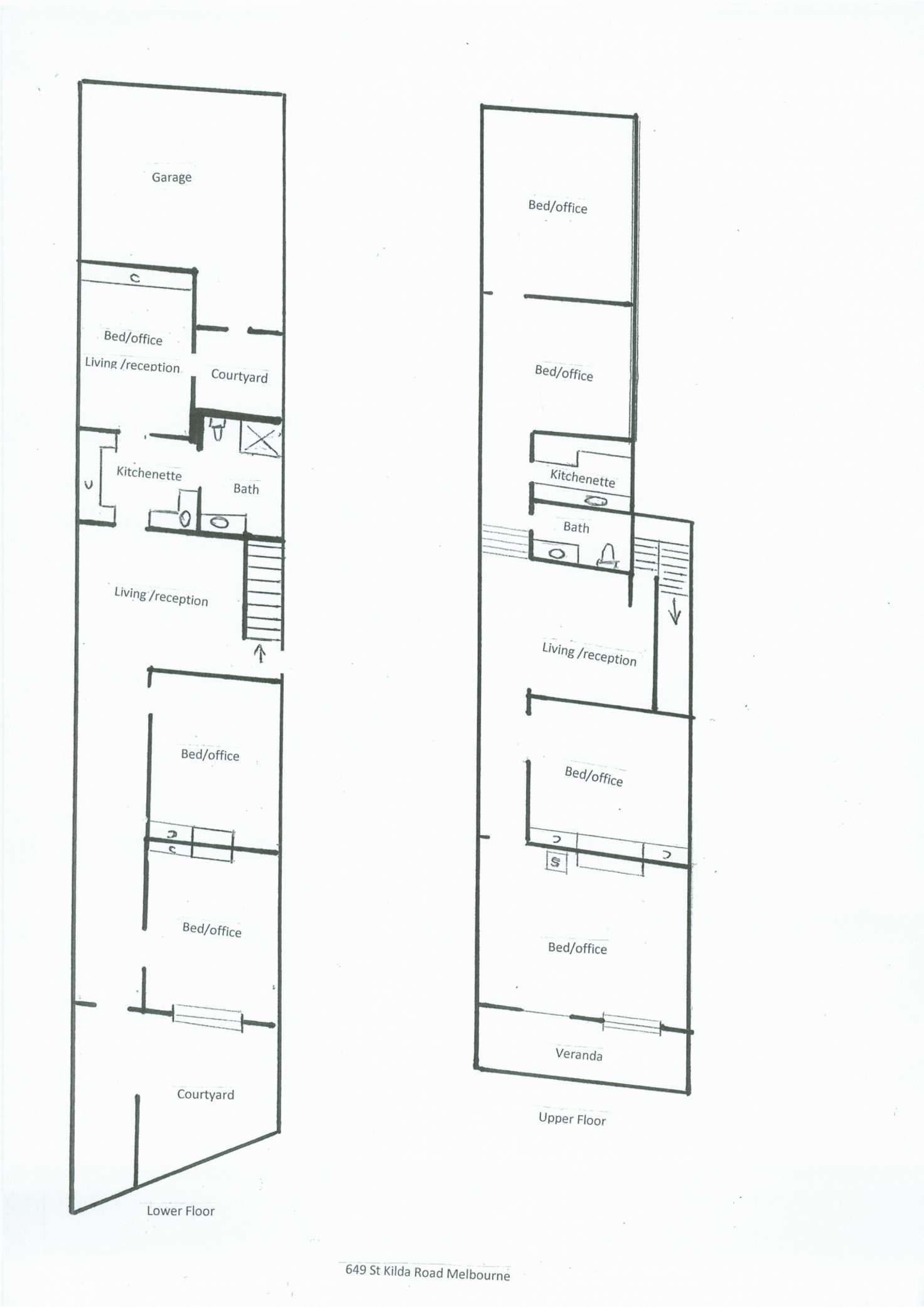 Floorplan of Homely house listing, 649 St. Kilda Road, St Kilda VIC 3182