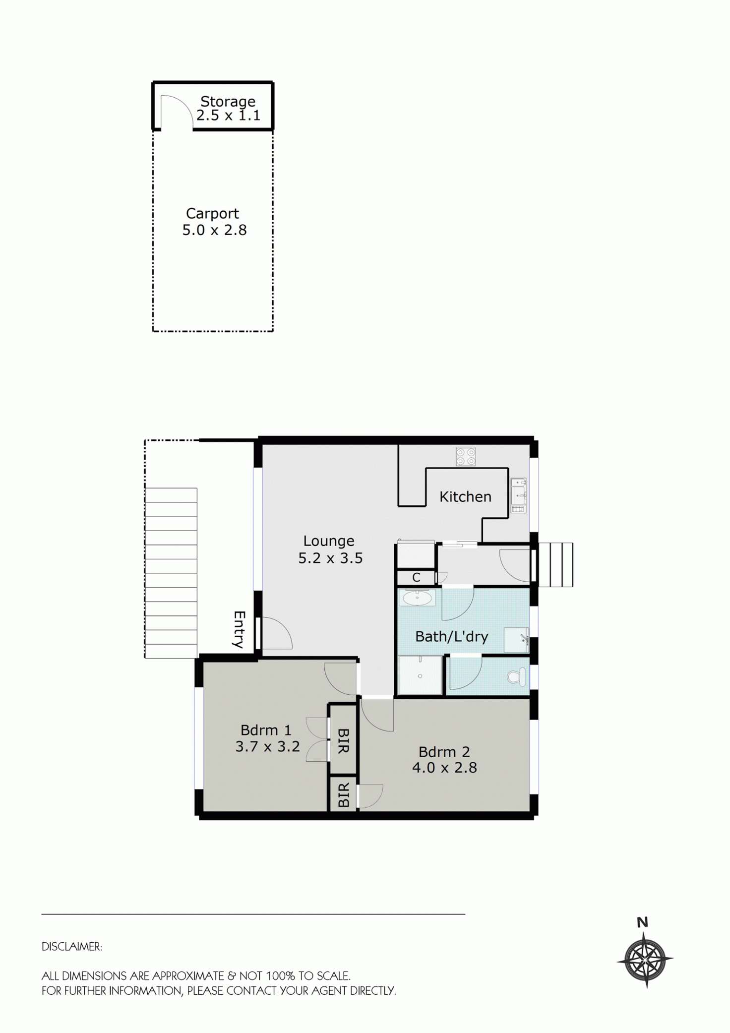 Floorplan of Homely unit listing, 3/16 Aquila Court, Ballarat North VIC 3350
