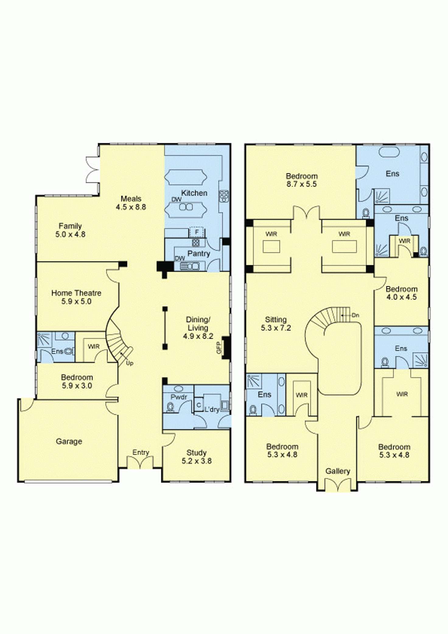 Floorplan of Homely house listing, 59 Rowell Avenue, Camberwell VIC 3124