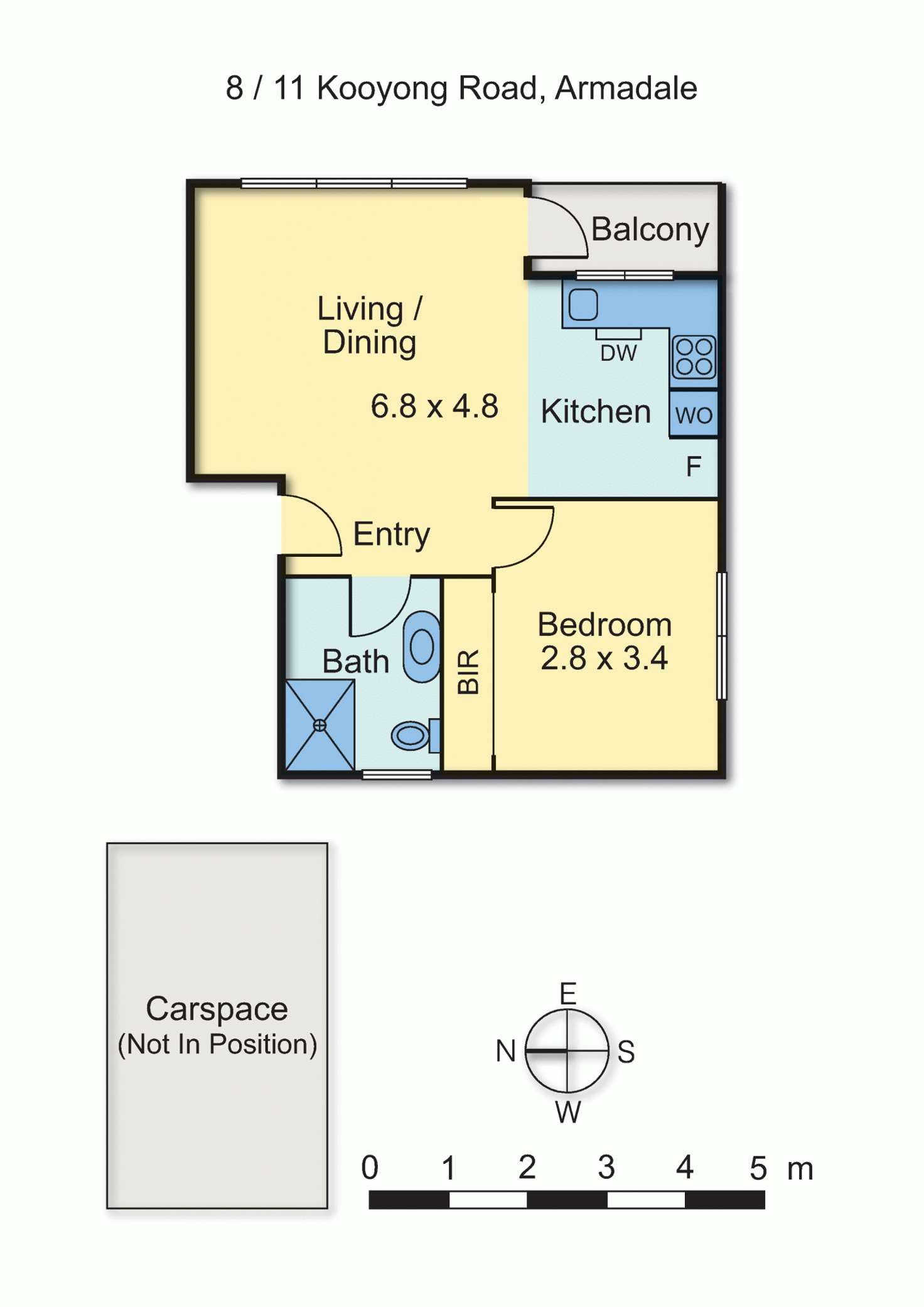 Floorplan of Homely apartment listing, 8/11 Kooyong Road, Armadale VIC 3143