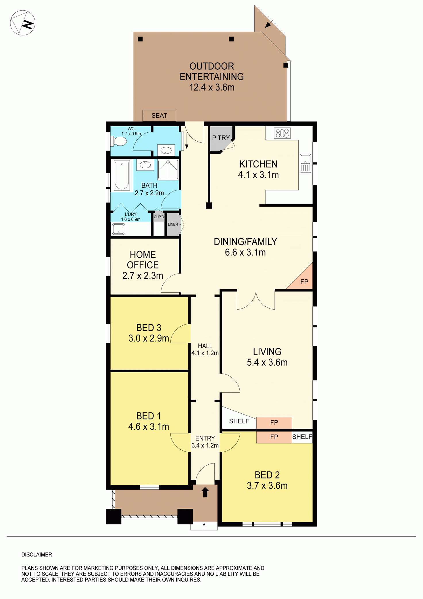 Floorplan of Homely house listing, 13 Queen Street South, Ballarat East VIC 3350