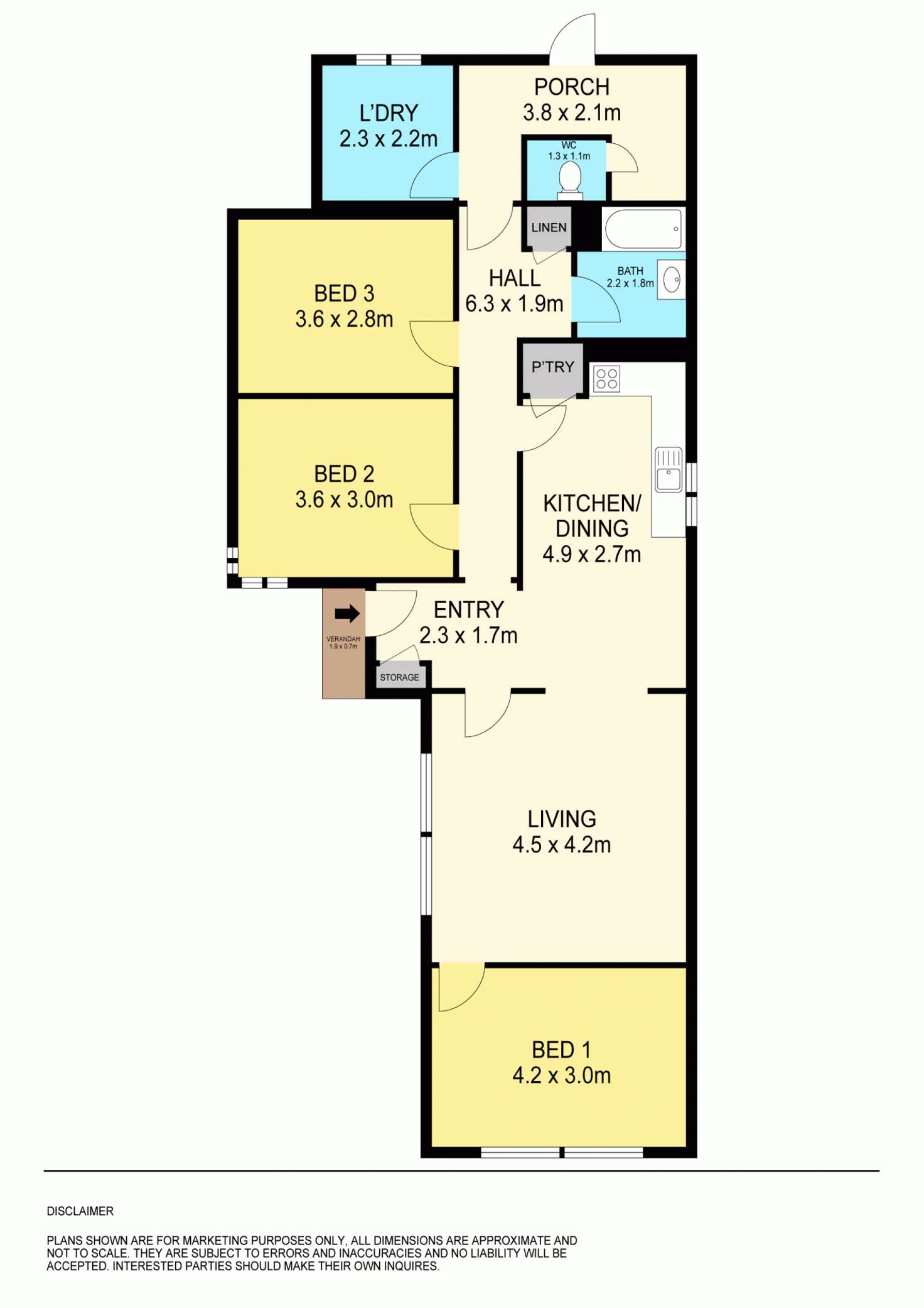 Floorplan of Homely house listing, 611 Bond Street, Ballarat Central VIC 3350