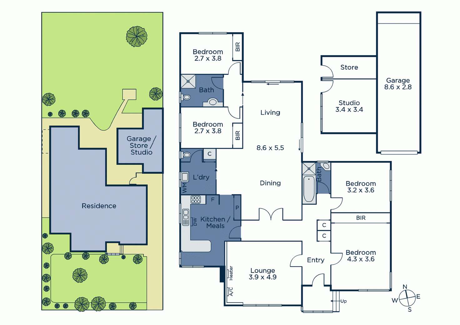 Floorplan of Homely house listing, 61 Combarton Street, Box Hill VIC 3128