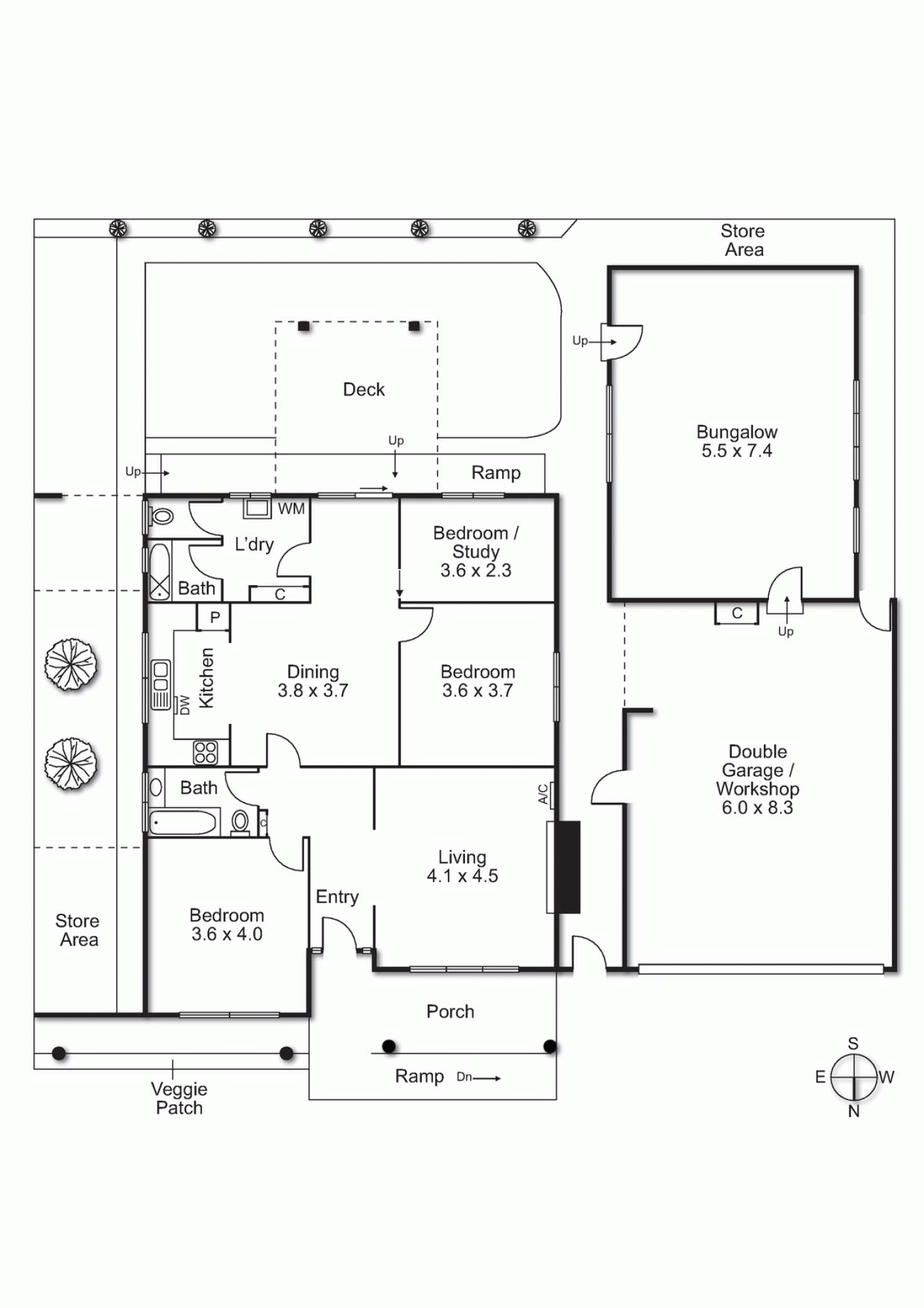 Floorplan of Homely house listing, 86 Kellett Street, Northcote VIC 3070