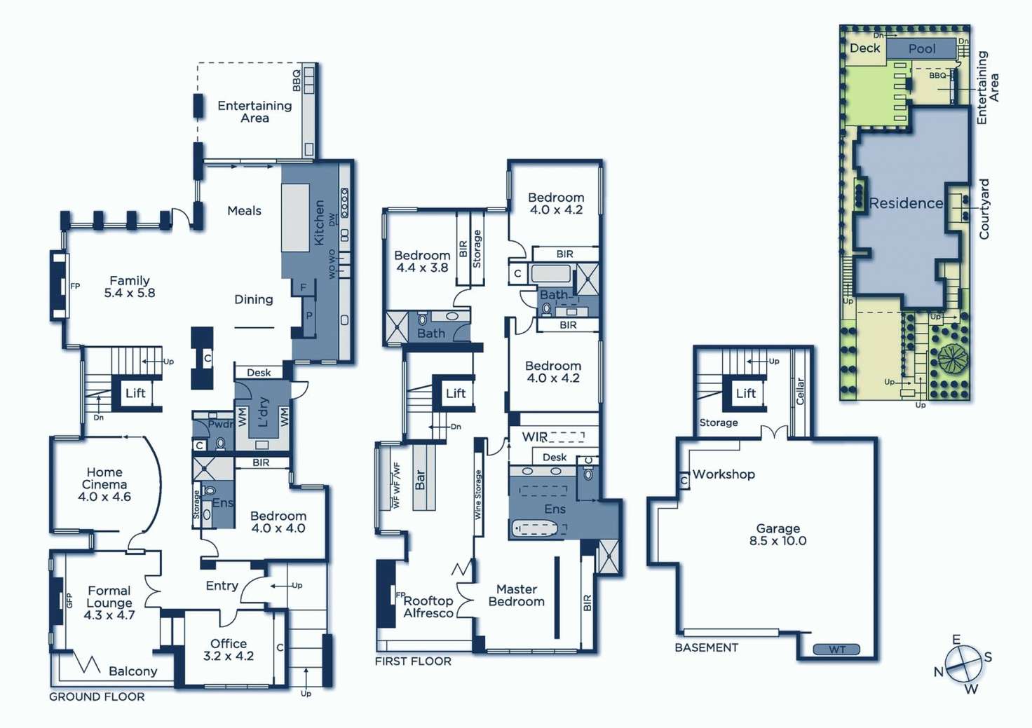 Floorplan of Homely house listing, 57 Cityview Road, Balwyn North VIC 3104