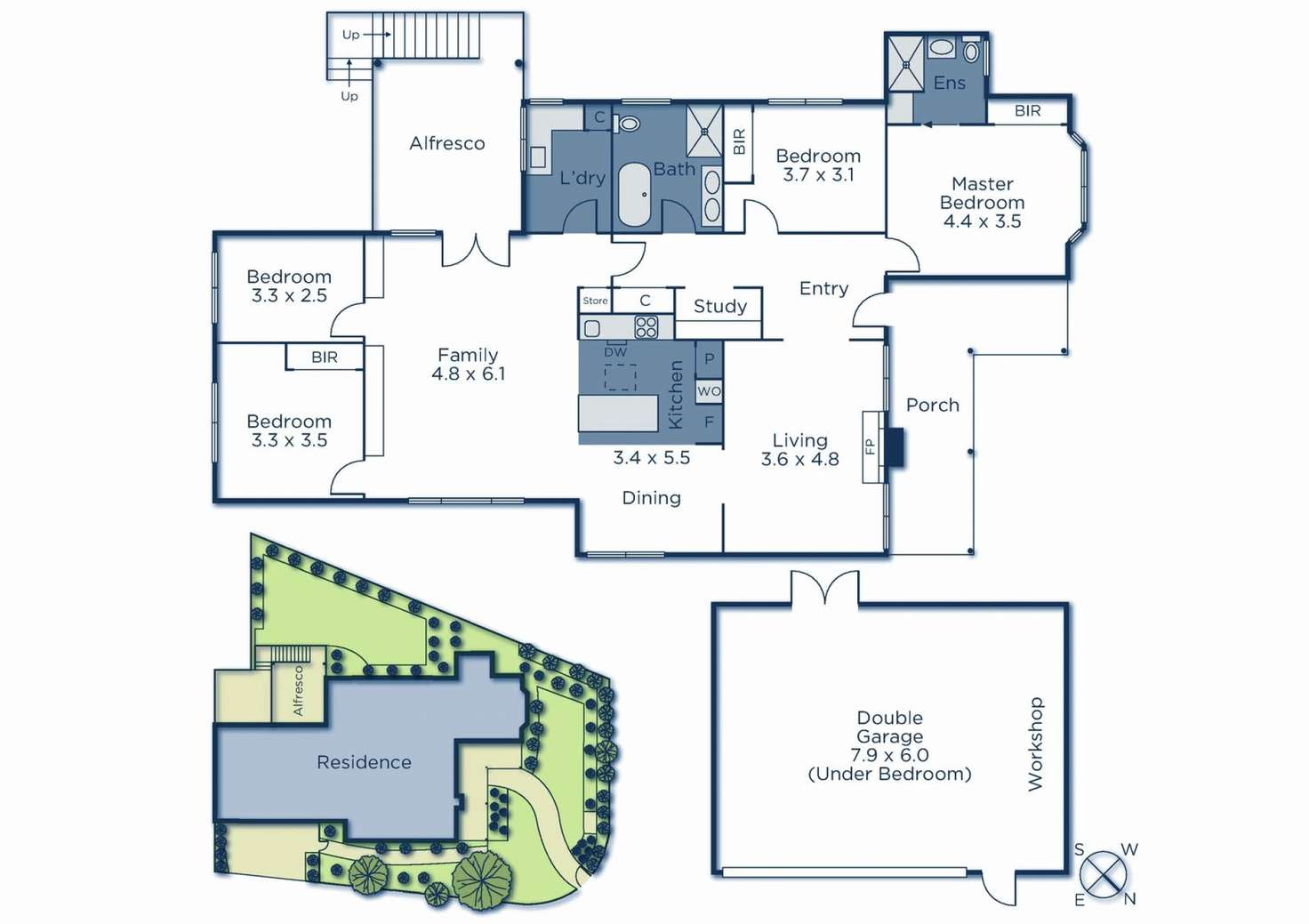 Floorplan of Homely house listing, 55 Salisbury Avenue, Blackburn VIC 3130