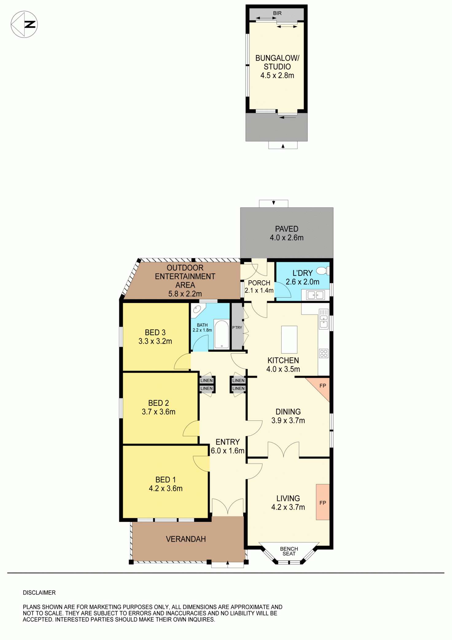 Floorplan of Homely house listing, 309 Drummond Street South, Ballarat Central VIC 3350