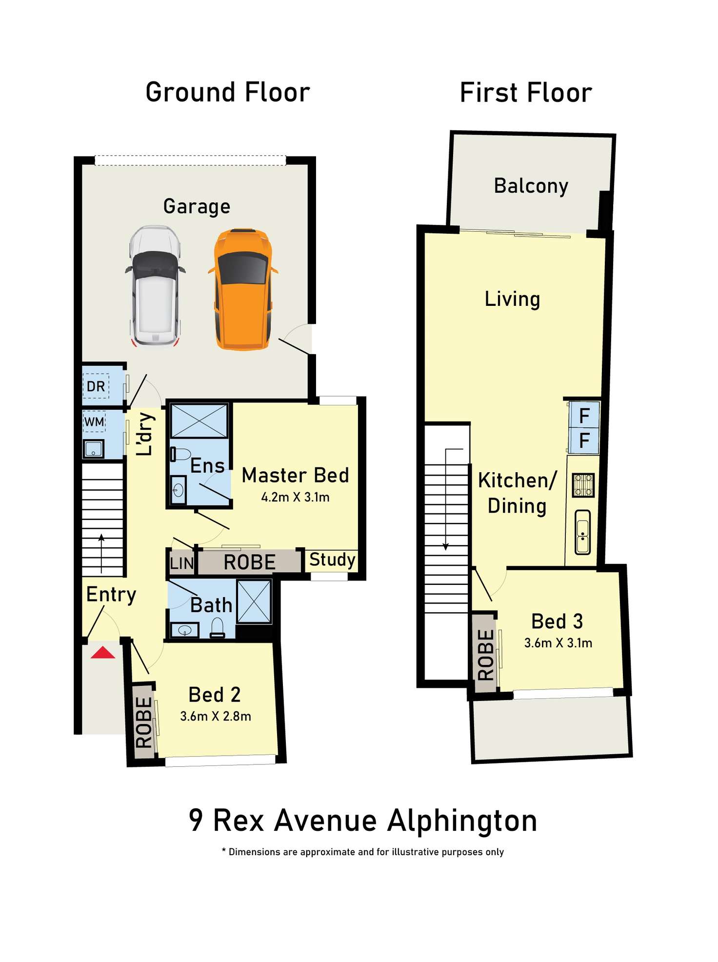 Floorplan of Homely house listing, 9 Rex Avenue, Alphington VIC 3078