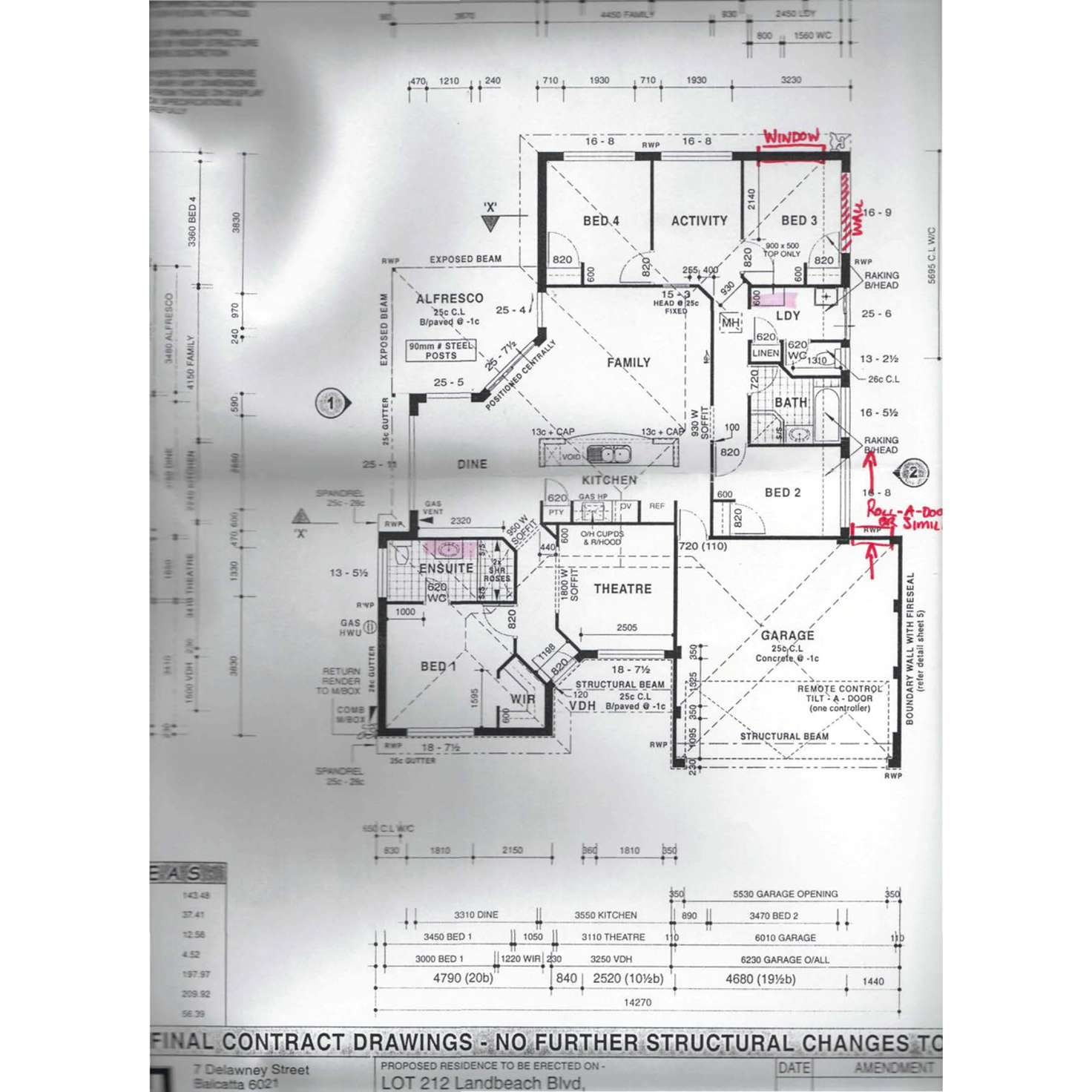 Floorplan of Homely house listing, 24 Landbeach Boulevard, Butler WA 6036