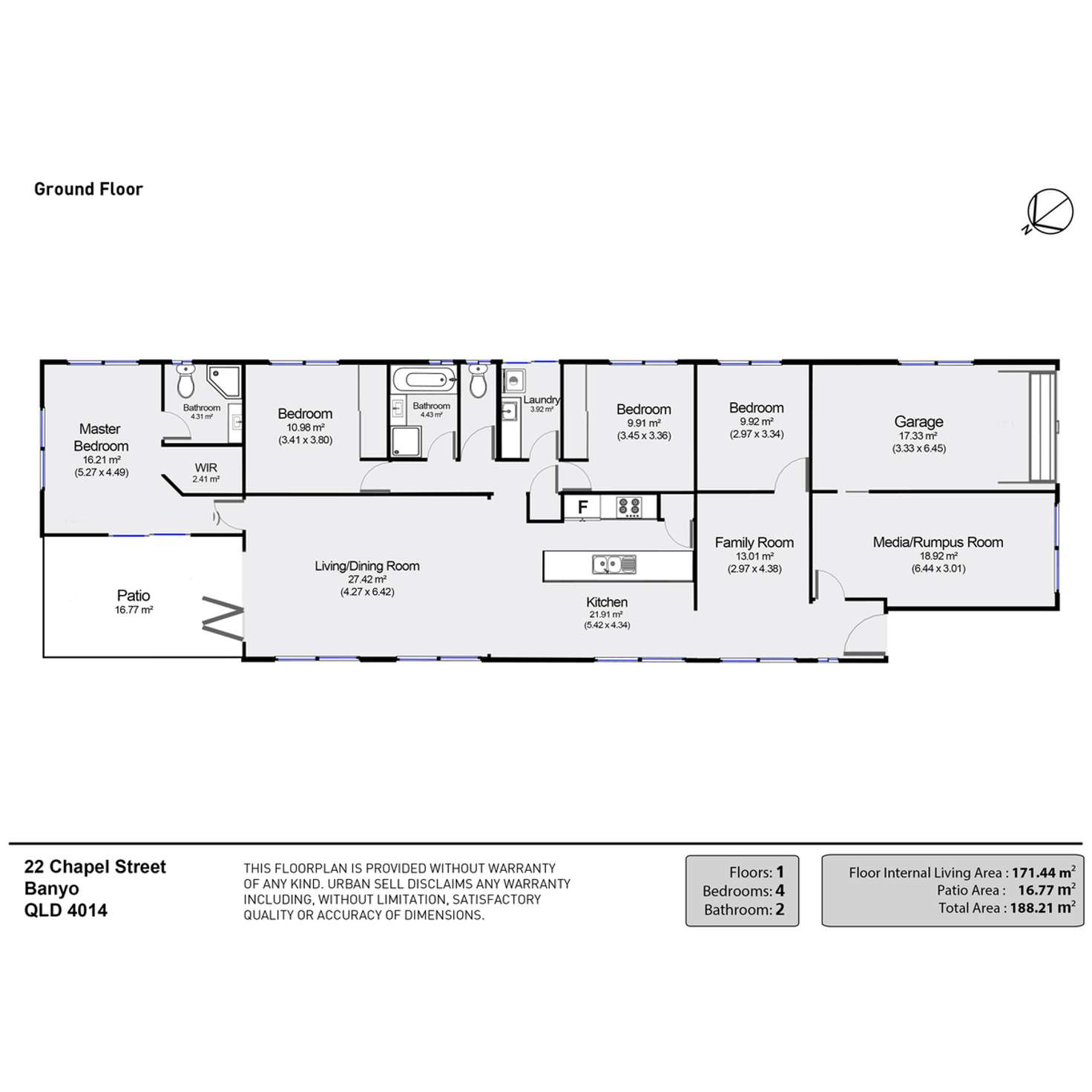 Floorplan of Homely house listing, 22 Chapel Street, Banyo QLD 4014