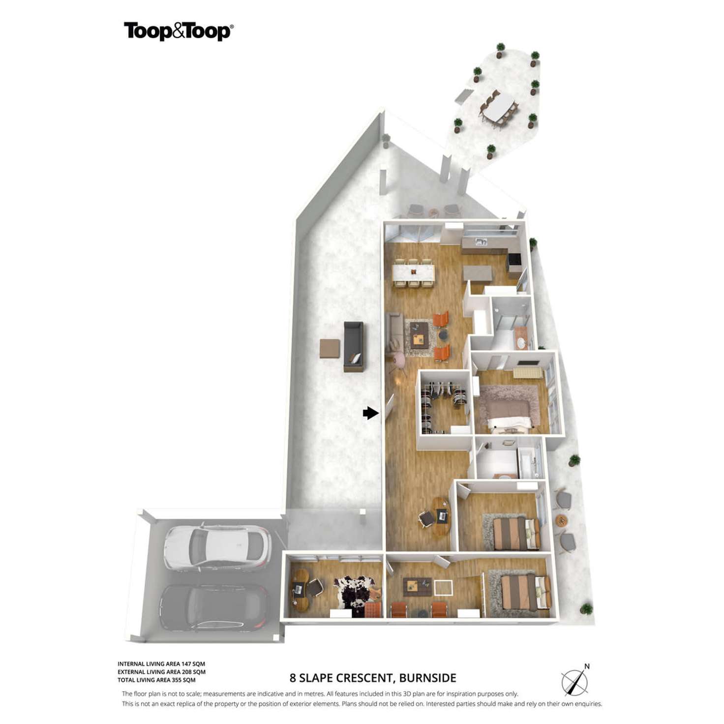 Floorplan of Homely house listing, 8 Slape Crescent, Burnside SA 5066
