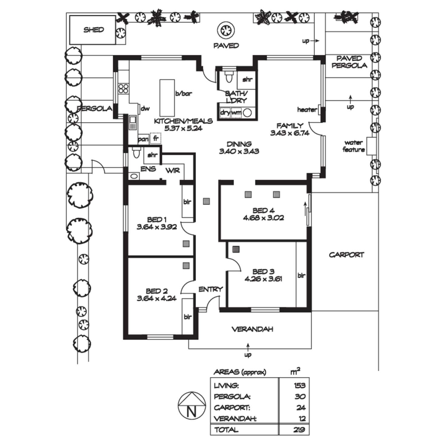 Floorplan of Homely house listing, 117 Wills Street, Largs Bay SA 5016