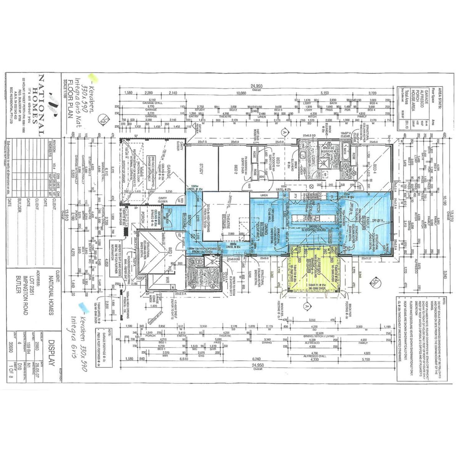 Floorplan of Homely house listing, 7 Impington Road, Butler WA 6036