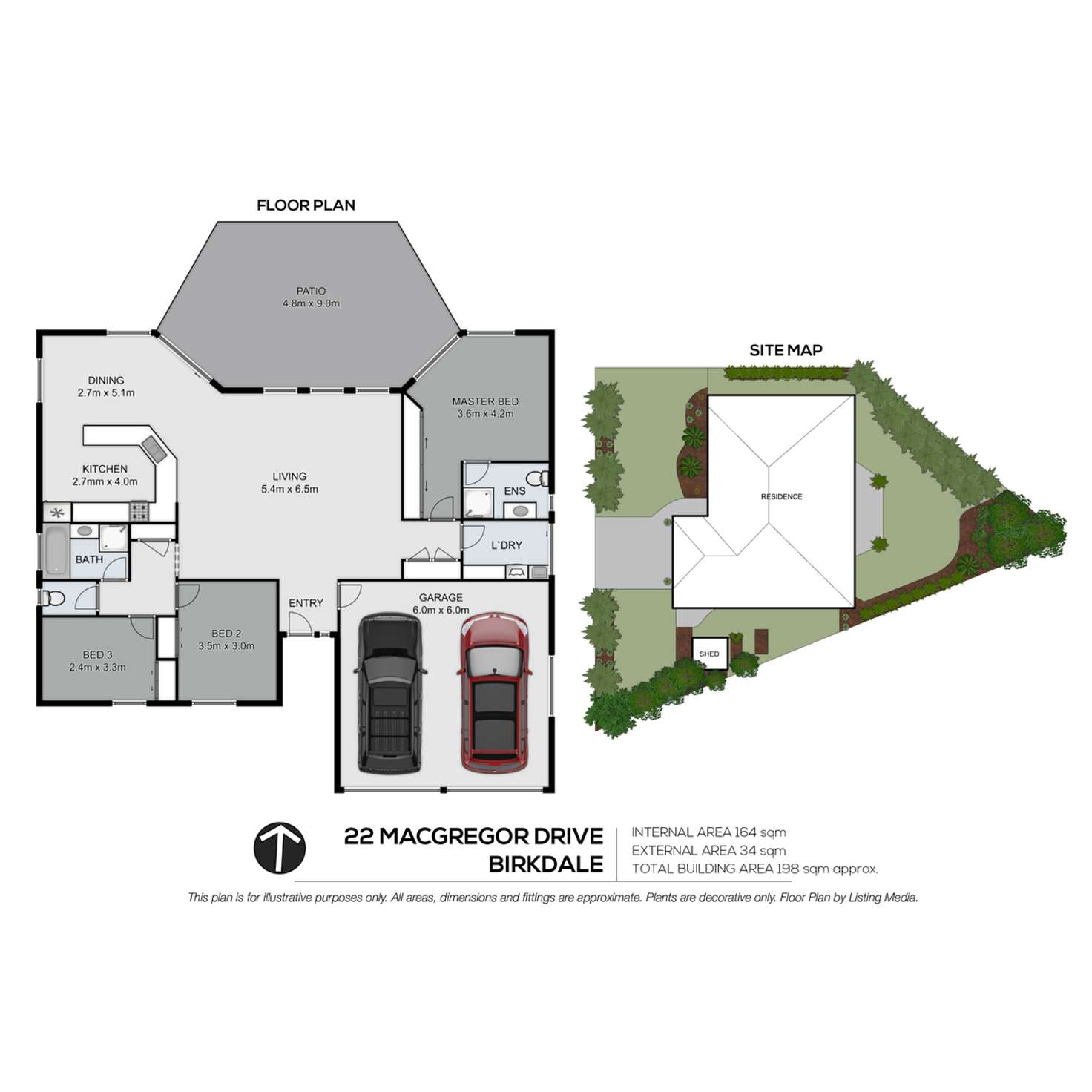 Floorplan of Homely house listing, 22 Macgregor Drive, Birkdale QLD 4159