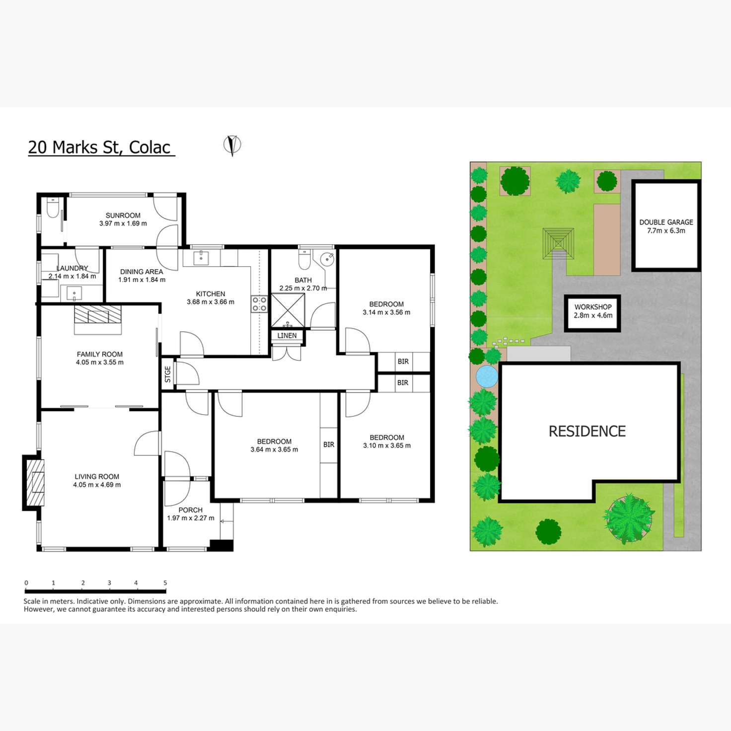 Floorplan of Homely house listing, 20 Marks Street, Colac VIC 3250