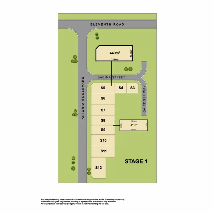 Floorplan of Homely land listing, Lot 11 Gairdner Way, Hilbert WA 6112