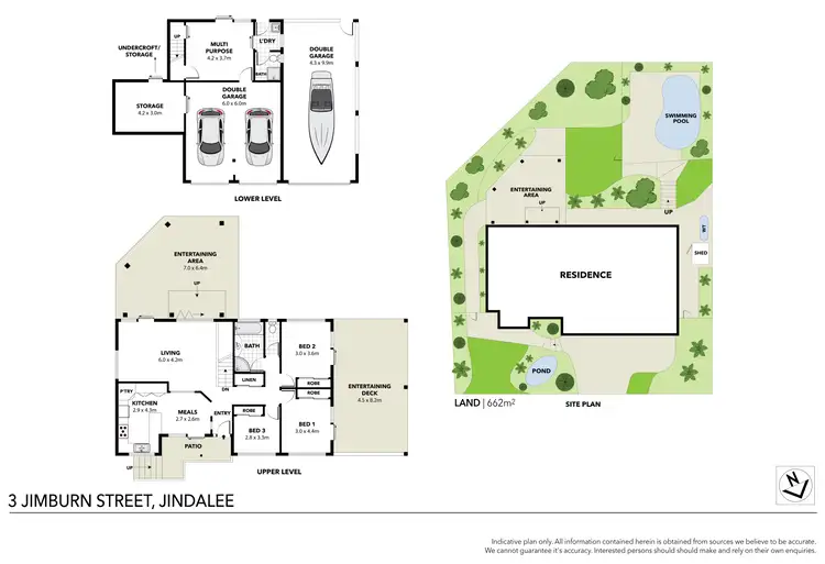 Floorplan of Homely house listing, 3 Jimburn Street, Jindalee QLD 4074