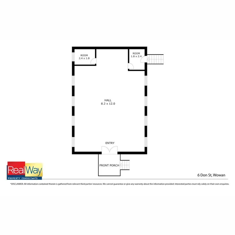 Floorplan of Homely house listing, 6 Don Street, Wowan QLD 4702