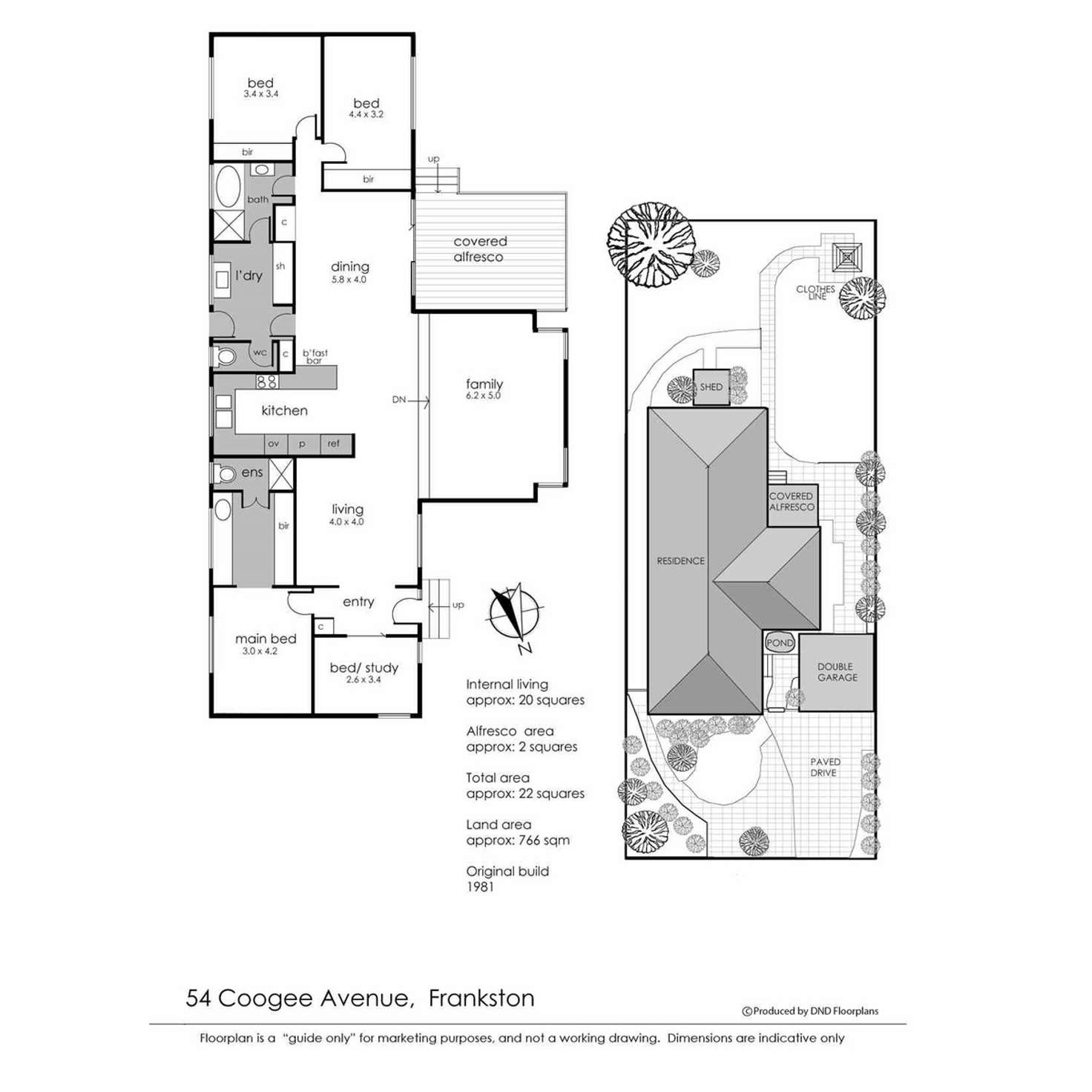 Floorplan of Homely house listing, 54 Coogee Avenue, Frankston VIC 3199