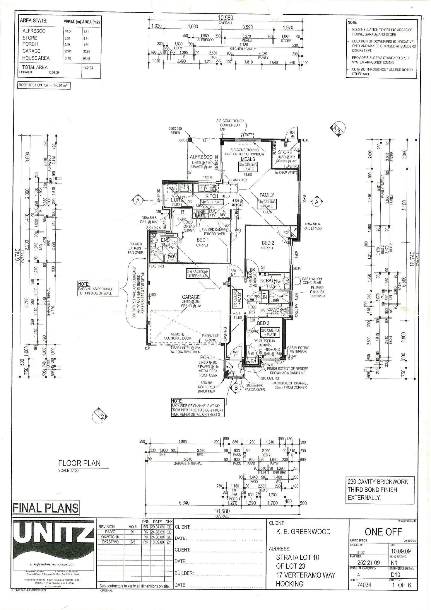 Floorplan of Homely house listing, 17 Verteramo Way, Hocking WA 6065